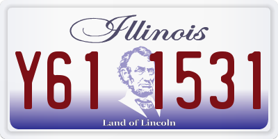 IL license plate Y611531