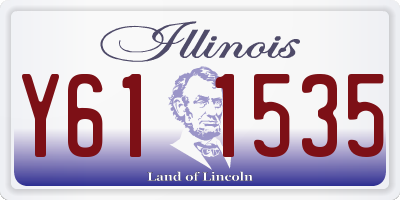 IL license plate Y611535