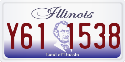 IL license plate Y611538