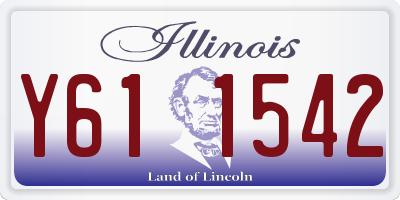IL license plate Y611542