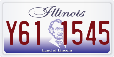 IL license plate Y611545