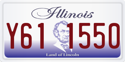 IL license plate Y611550