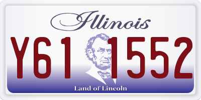 IL license plate Y611552