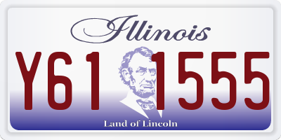 IL license plate Y611555
