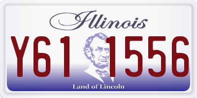 IL license plate Y611556