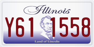 IL license plate Y611558
