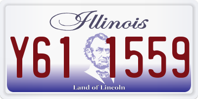 IL license plate Y611559