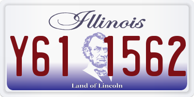 IL license plate Y611562