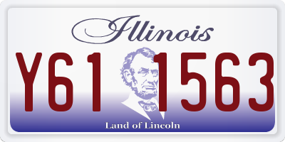 IL license plate Y611563