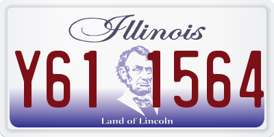 IL license plate Y611564