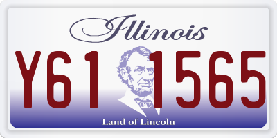 IL license plate Y611565
