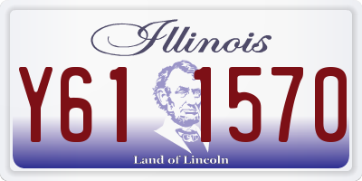 IL license plate Y611570