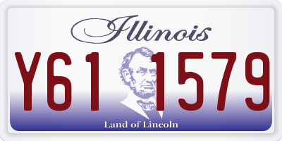 IL license plate Y611579