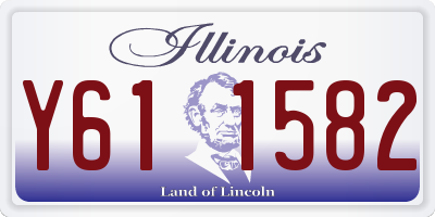 IL license plate Y611582