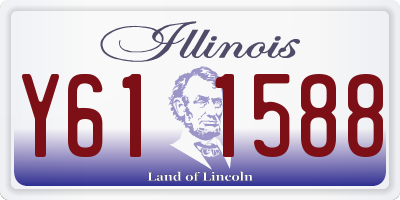 IL license plate Y611588