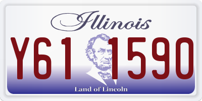 IL license plate Y611590
