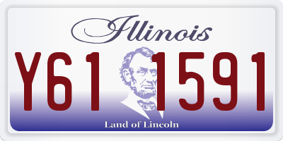 IL license plate Y611591
