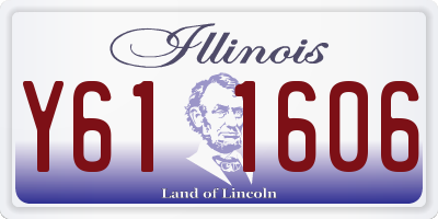 IL license plate Y611606