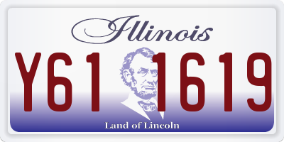 IL license plate Y611619