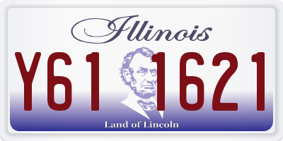 IL license plate Y611621