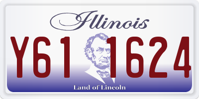 IL license plate Y611624