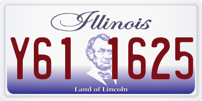IL license plate Y611625