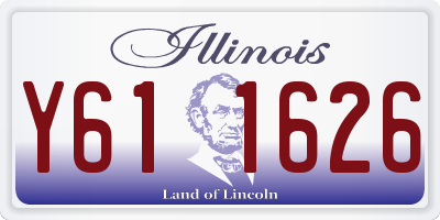 IL license plate Y611626
