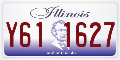 IL license plate Y611627