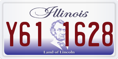 IL license plate Y611628