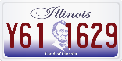 IL license plate Y611629
