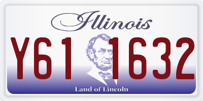 IL license plate Y611632