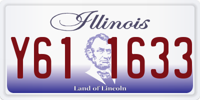 IL license plate Y611633