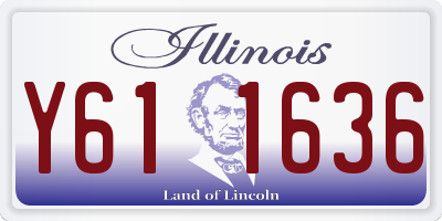 IL license plate Y611636