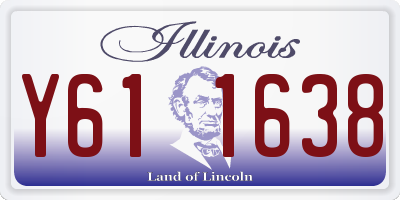 IL license plate Y611638