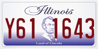 IL license plate Y611643