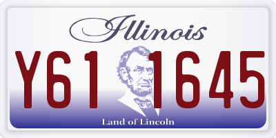 IL license plate Y611645