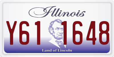 IL license plate Y611648