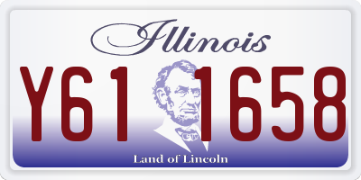 IL license plate Y611658