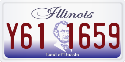 IL license plate Y611659