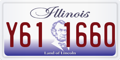 IL license plate Y611660