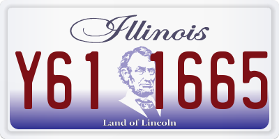 IL license plate Y611665