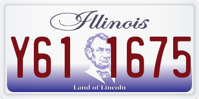 IL license plate Y611675