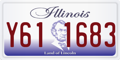 IL license plate Y611683