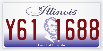 IL license plate Y611688