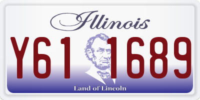 IL license plate Y611689