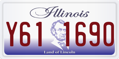 IL license plate Y611690
