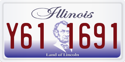 IL license plate Y611691