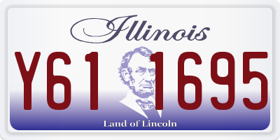 IL license plate Y611695