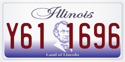 IL license plate Y611696