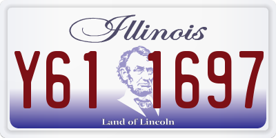IL license plate Y611697